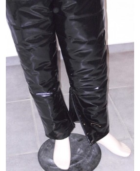 Vinyl Pants Quilted Dungarees \\"Logan\\"