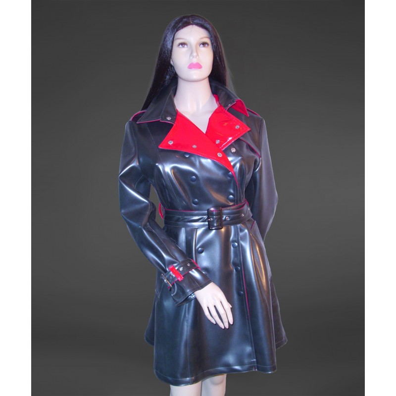 3/4 Latex Coat "Bea"