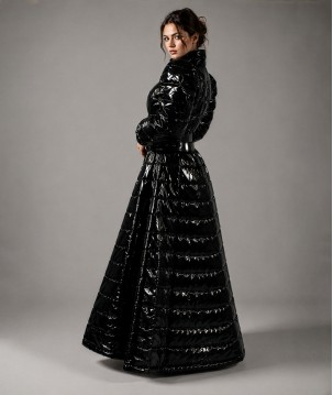 Vinyl Quilted Dress "Beatrice"