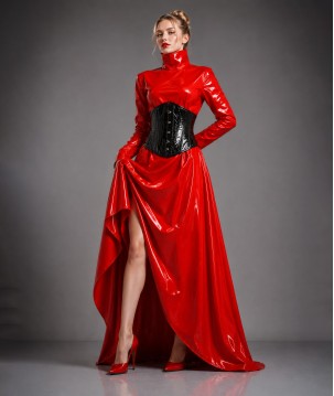 Lackkleider Stehkragenkleid \\"Juanita\\"