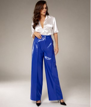 Latexhosen Faltenhose \\"Marlene\\"