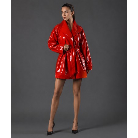 Vinyl Clothing 3/4 Coat \\"Shanti\\"