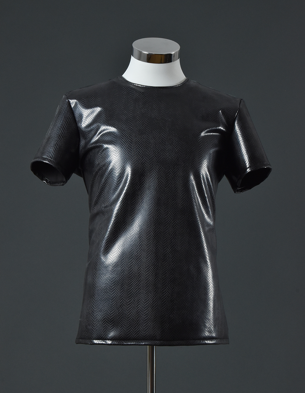 Black latex t-shirt